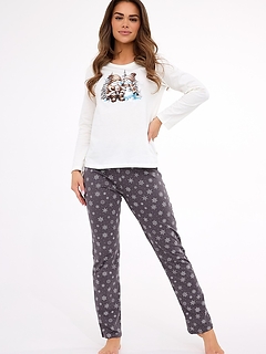 P855 пижама дл. рукав жен.
