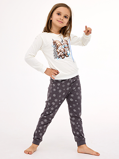 PG977 пижама дл. рукав дет.Girl