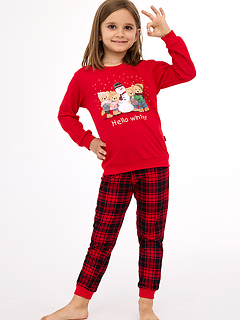 PG594 пижама дл. рукав дет.Girl